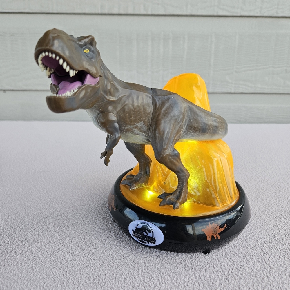 Jurassic World T-Rex Dinosaur Night Light Peachtree Playthings WORKS Decor